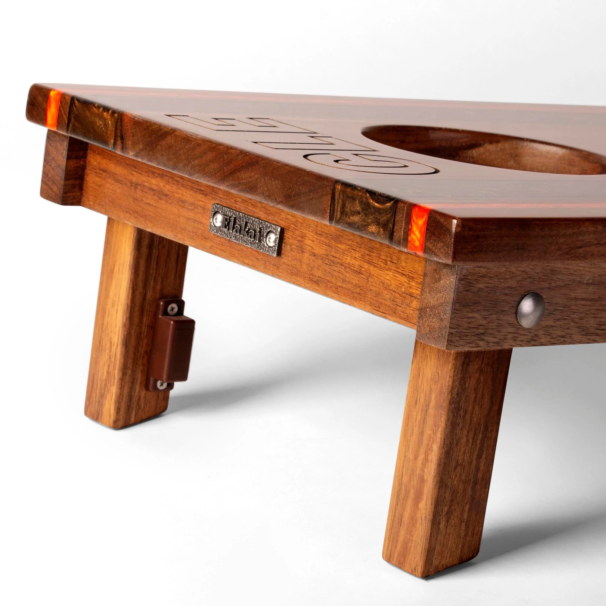 1ft x 2ft Gameday Teams Epoxy Resin Wood Compact Travel Cornhole Board Set - Image 18