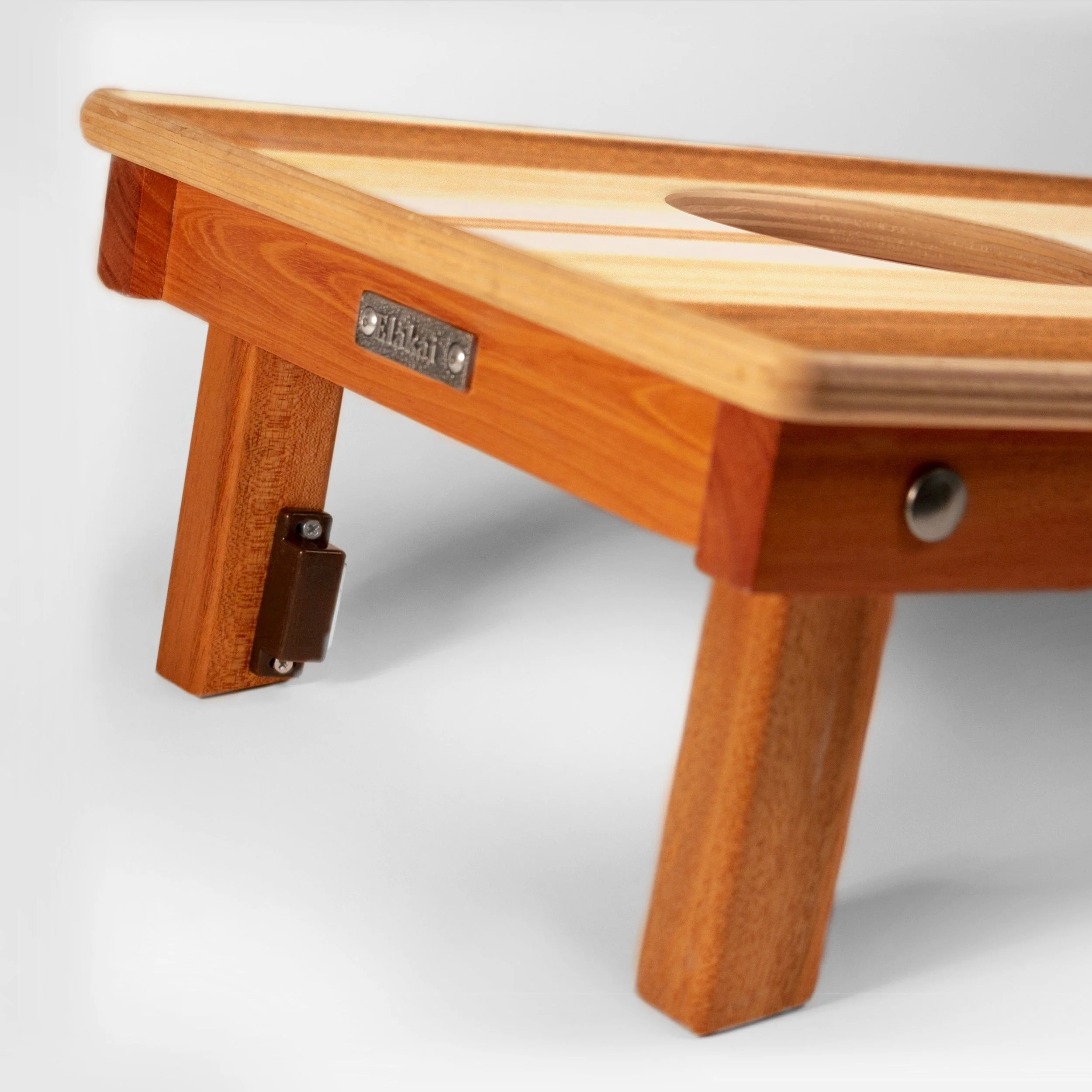 1ft x 2ft Graphic Wood Travel Cornhole Set | Natural Surf Beach Collection - Image 12