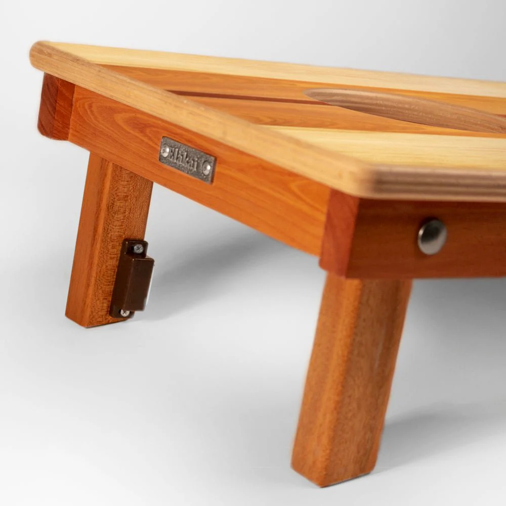 1ft x 2ft Graphic Wood Travel Cornhole Set | Natural Surf Beach Collection - Image 3