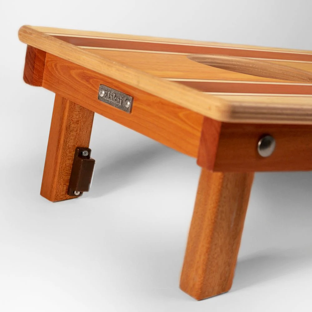 1ft x 2ft Graphic Wood Travel Cornhole Set | Natural Surf Beach Collection - Image 6