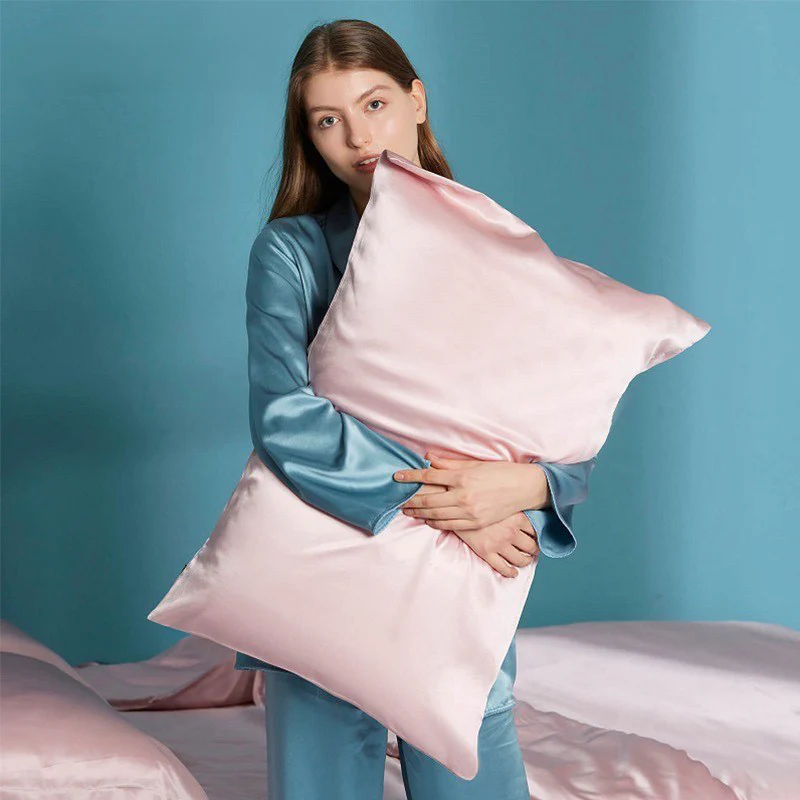 6A Grade Organic Mulberry Silk Pillowcase for Better Skin & Hair- 30 Momme. Pure Silk on Both Sides by INSPECIAL HOME - Image 4