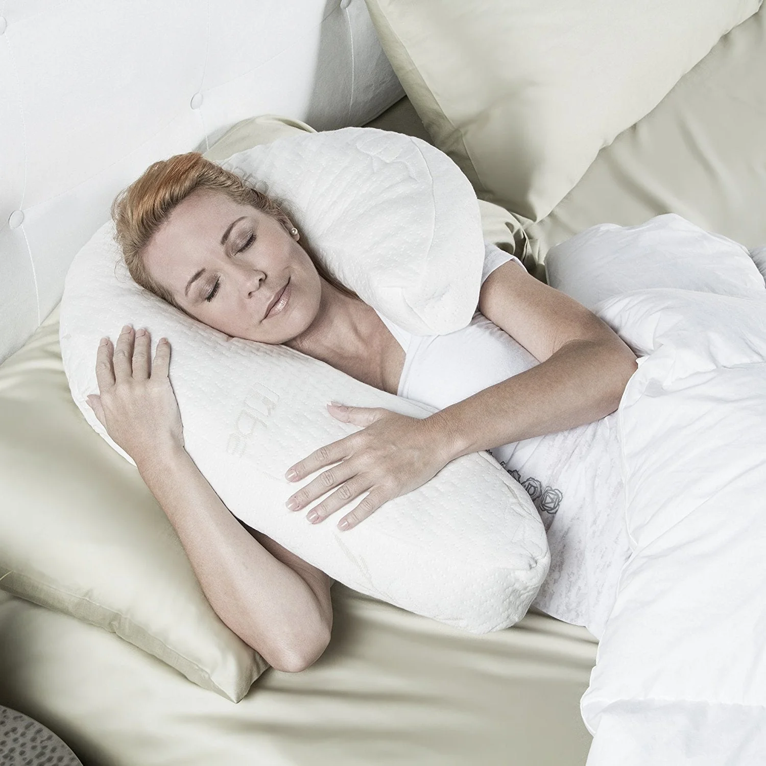 Avana Uno Adjustable Memory Foam Snuggle Pillow for Side Sleepers - Image 7