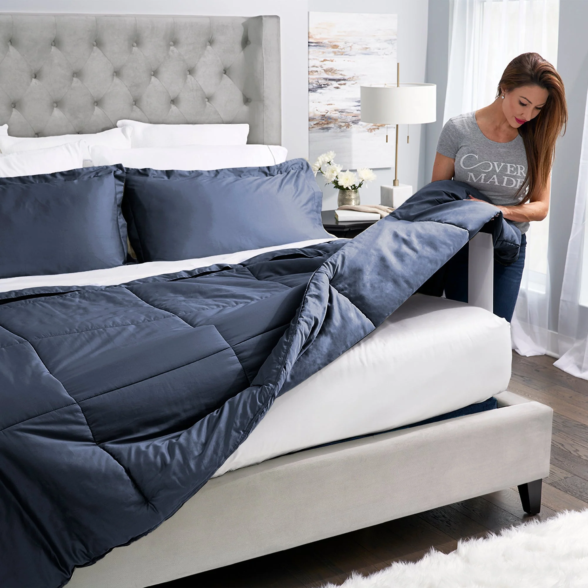 Covermade® Comforter | Easy Bedmaking & Beautiful, Soft Materials - Image 11
