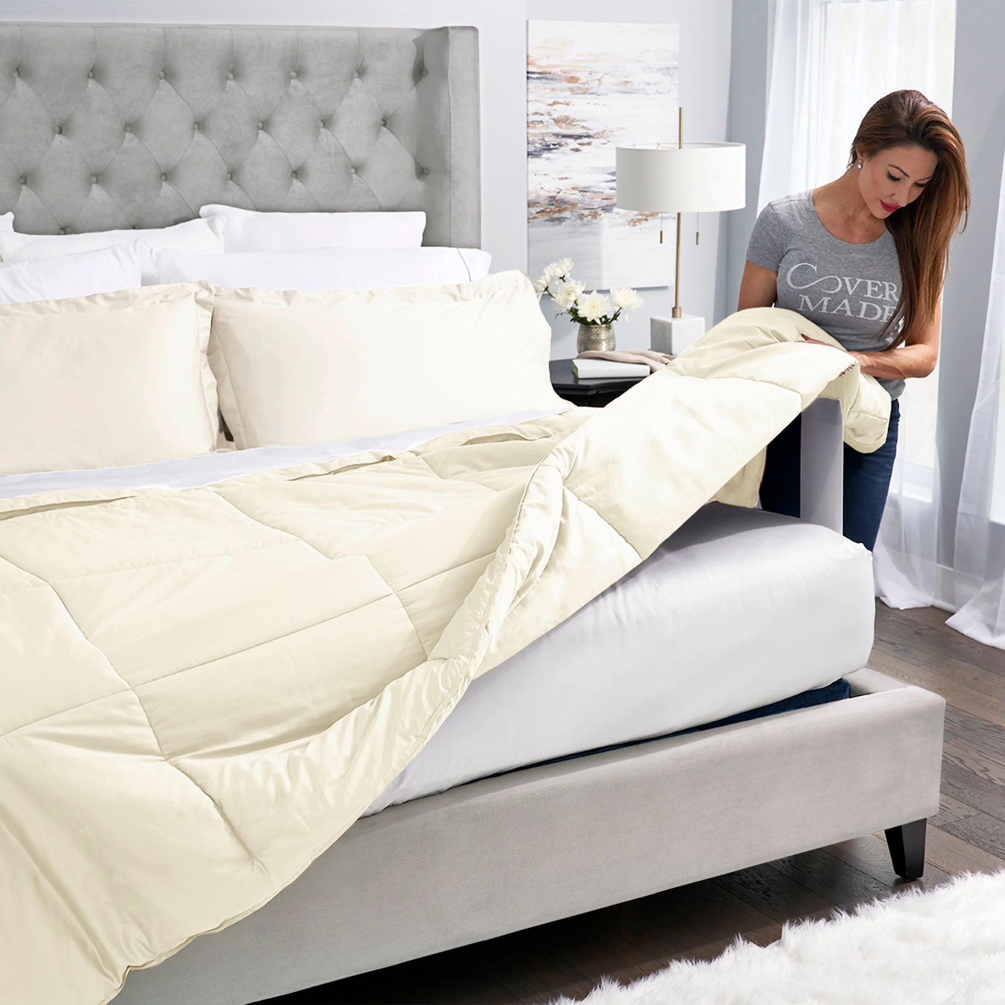 Covermade® Comforter | Easy Bedmaking & Beautiful, Soft Materials - Image 12