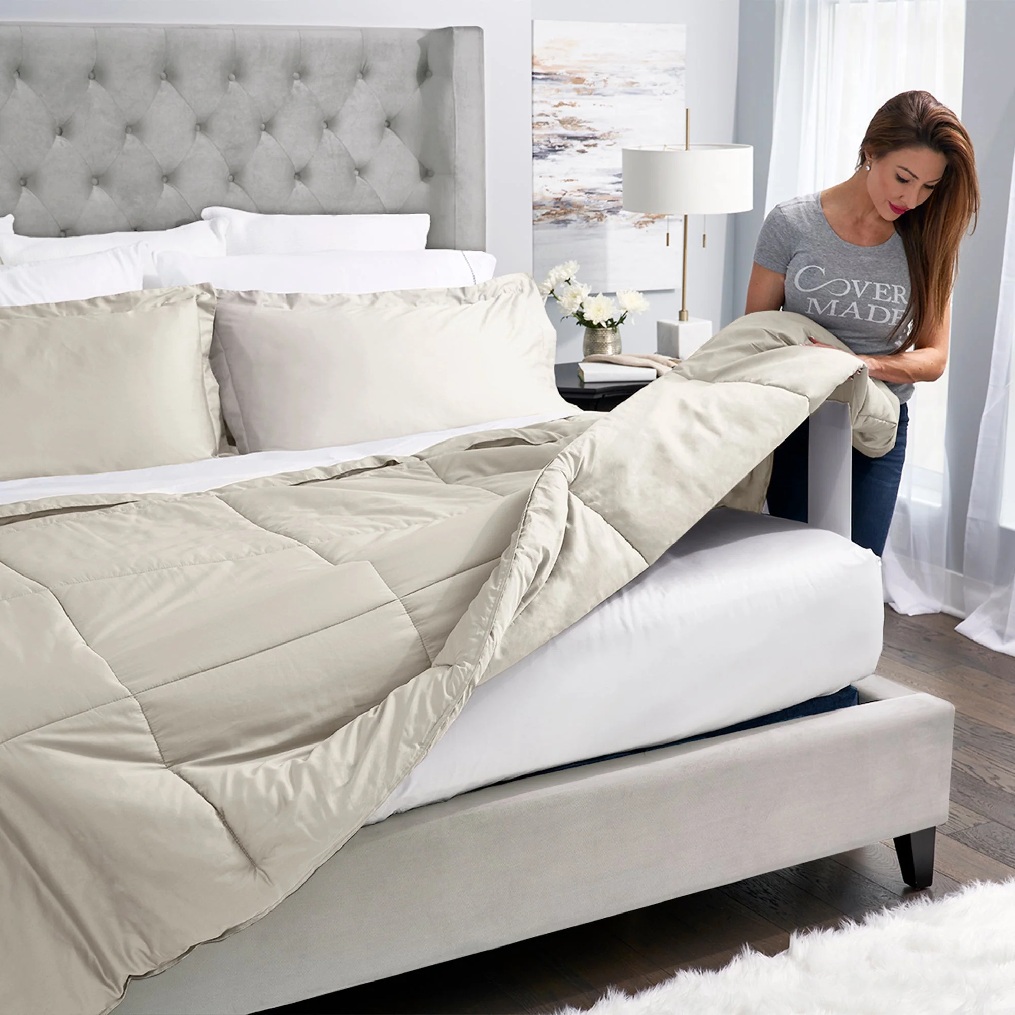 Covermade® Comforter | Easy Bedmaking & Beautiful, Soft Materials - Image 5