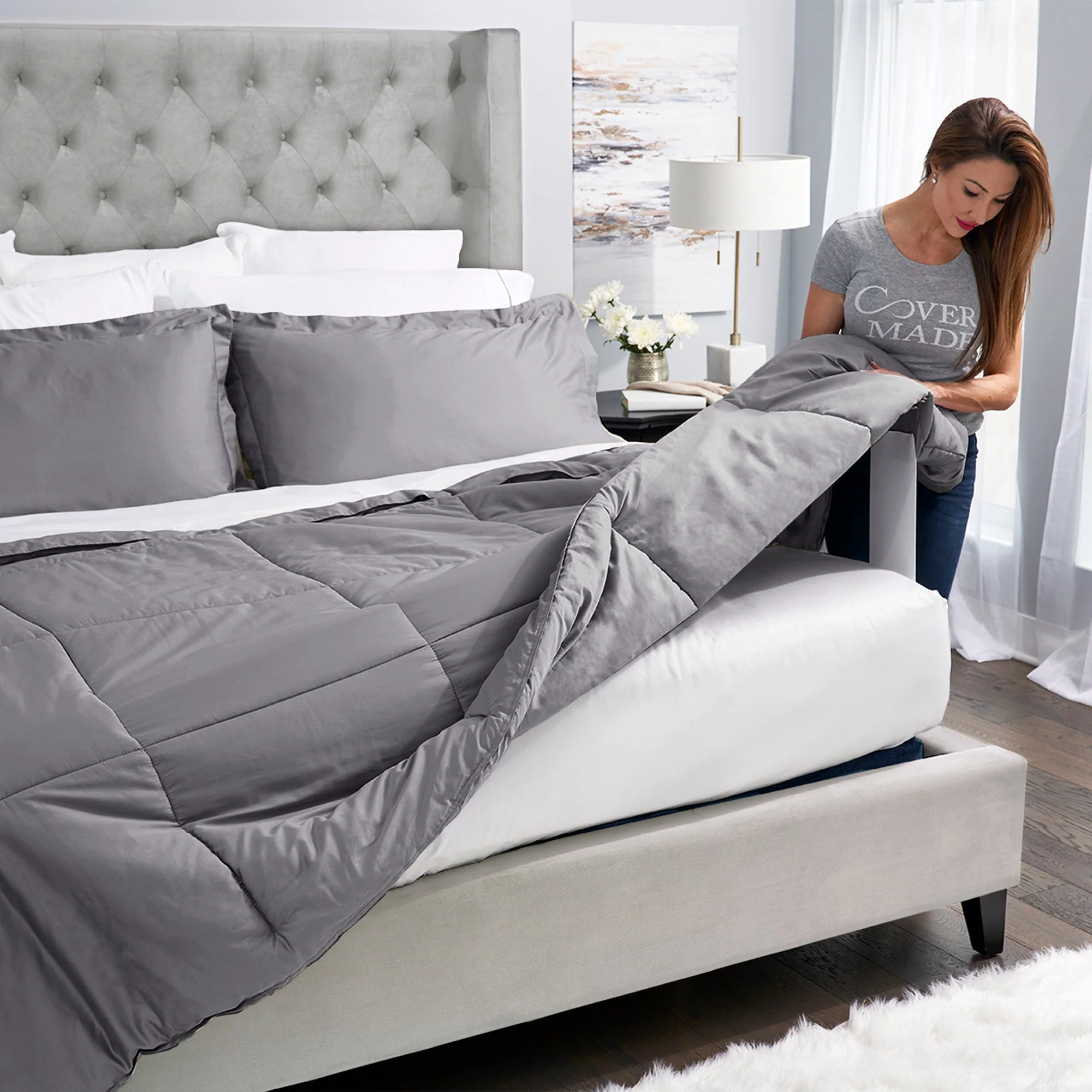 Covermade® Comforter | Easy Bedmaking & Beautiful, Soft Materials - Image 6