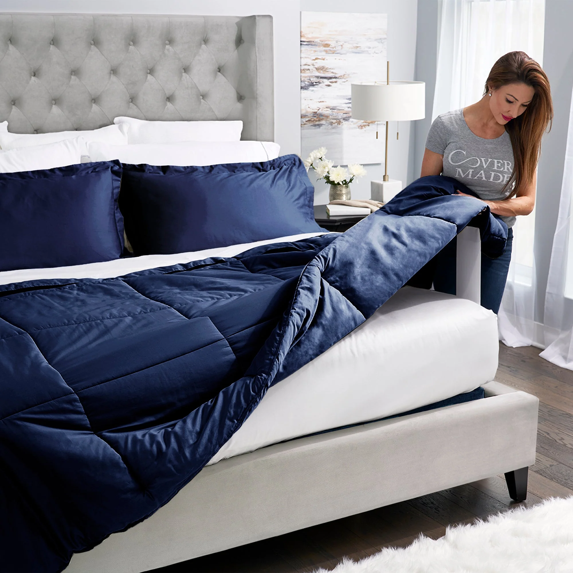 Covermade® Comforter | Easy Bedmaking & Beautiful, Soft Materials - Image 8