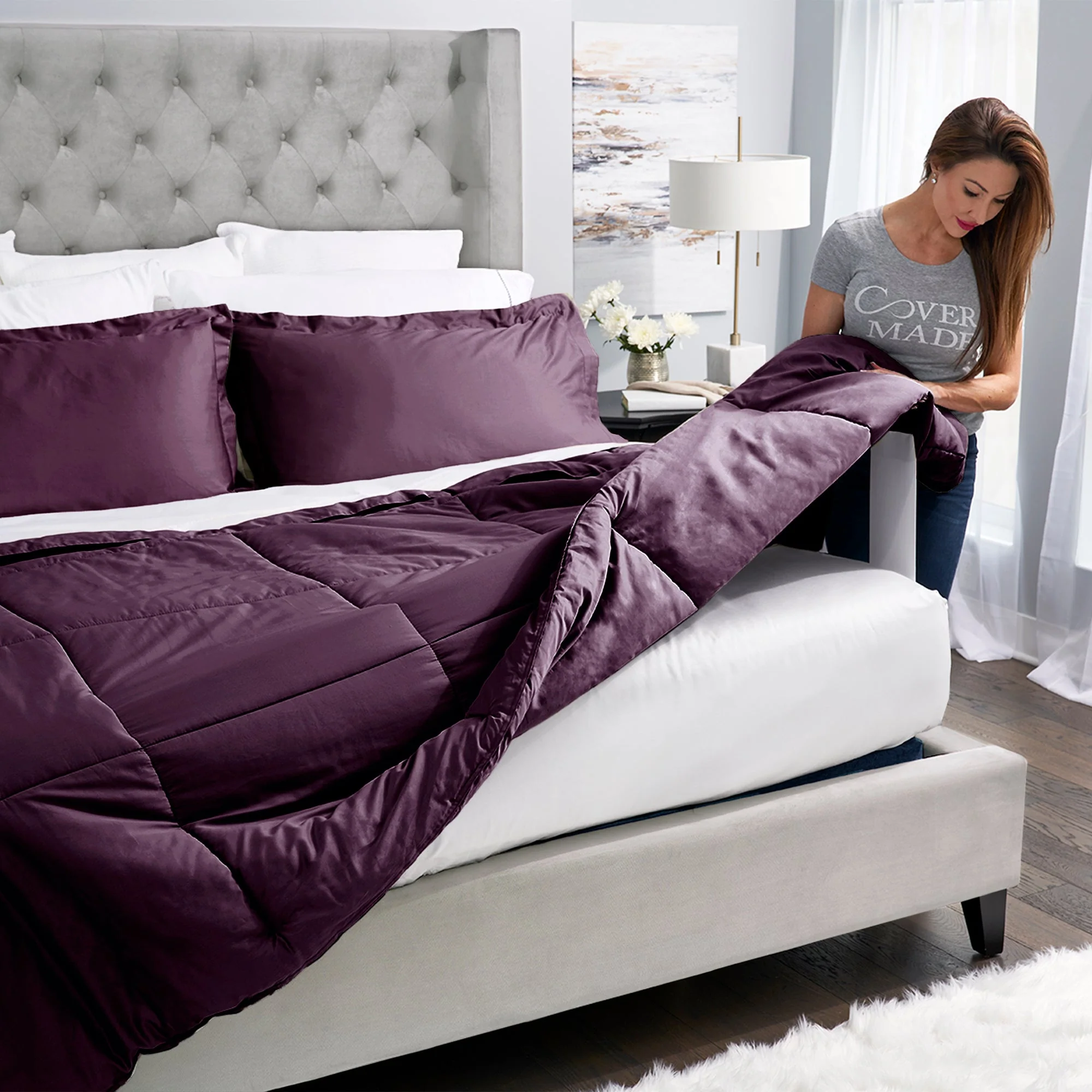 Covermade® Comforter | Easy Bedmaking & Beautiful, Soft Materials - Image 9