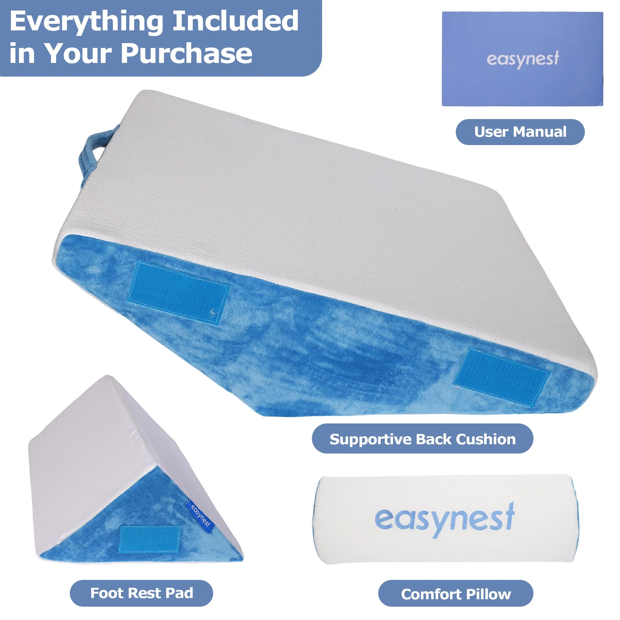 EASYNEST Bed Wedge Pillow - Image 11