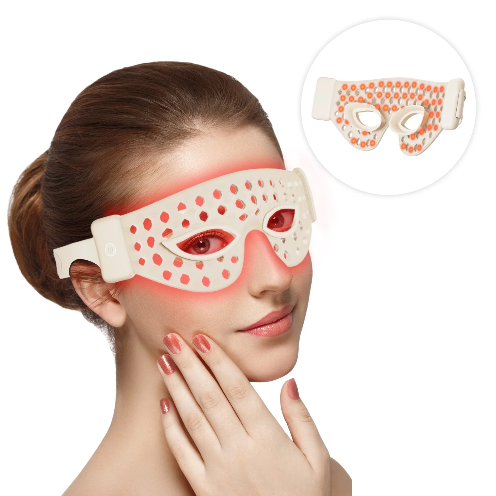 Feather LED Eye Mask by Numiere - Lumina NRG - Image 4