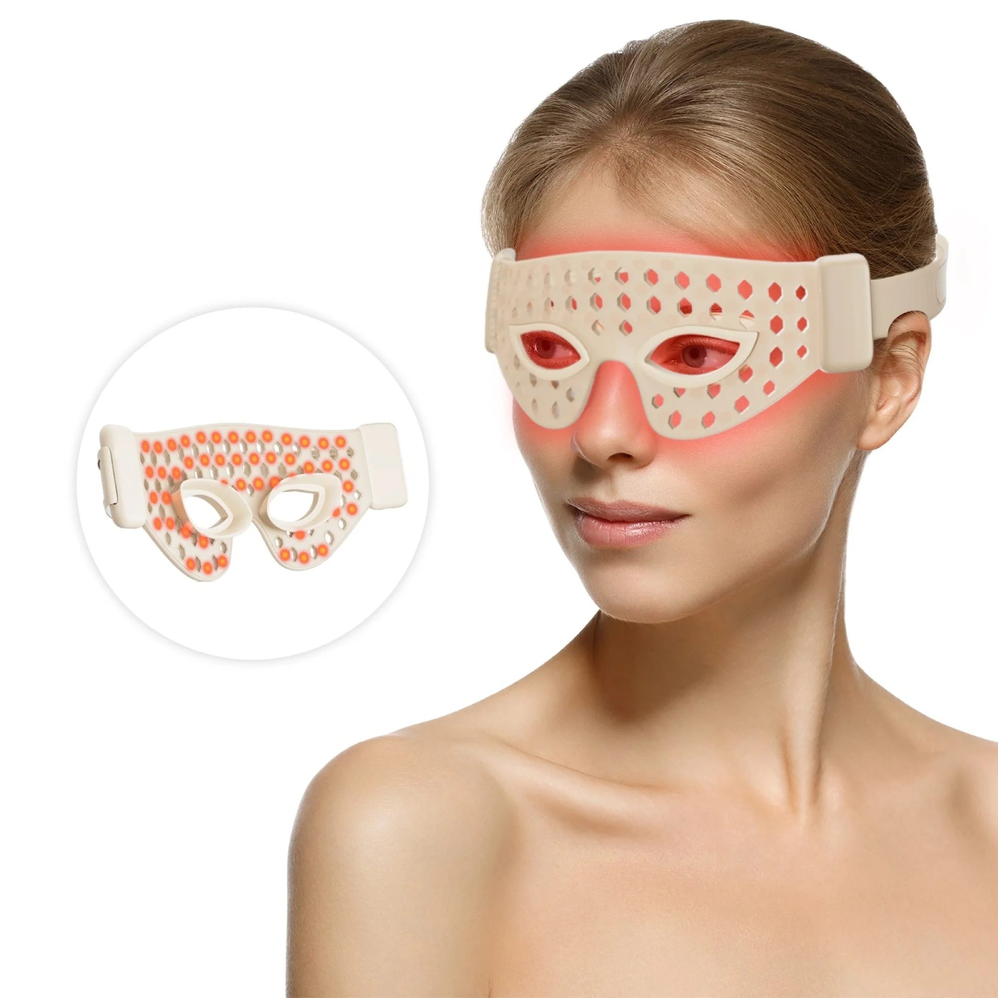 Feather LED Eye Mask by Numiere - Lumina NRG - Image 5