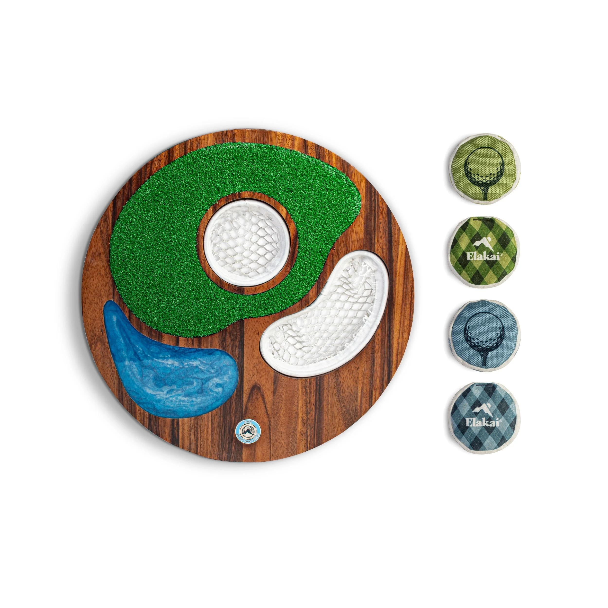 Island Hole | Wood and Resin Cornhole x Golf Chipping Game - Image 7
