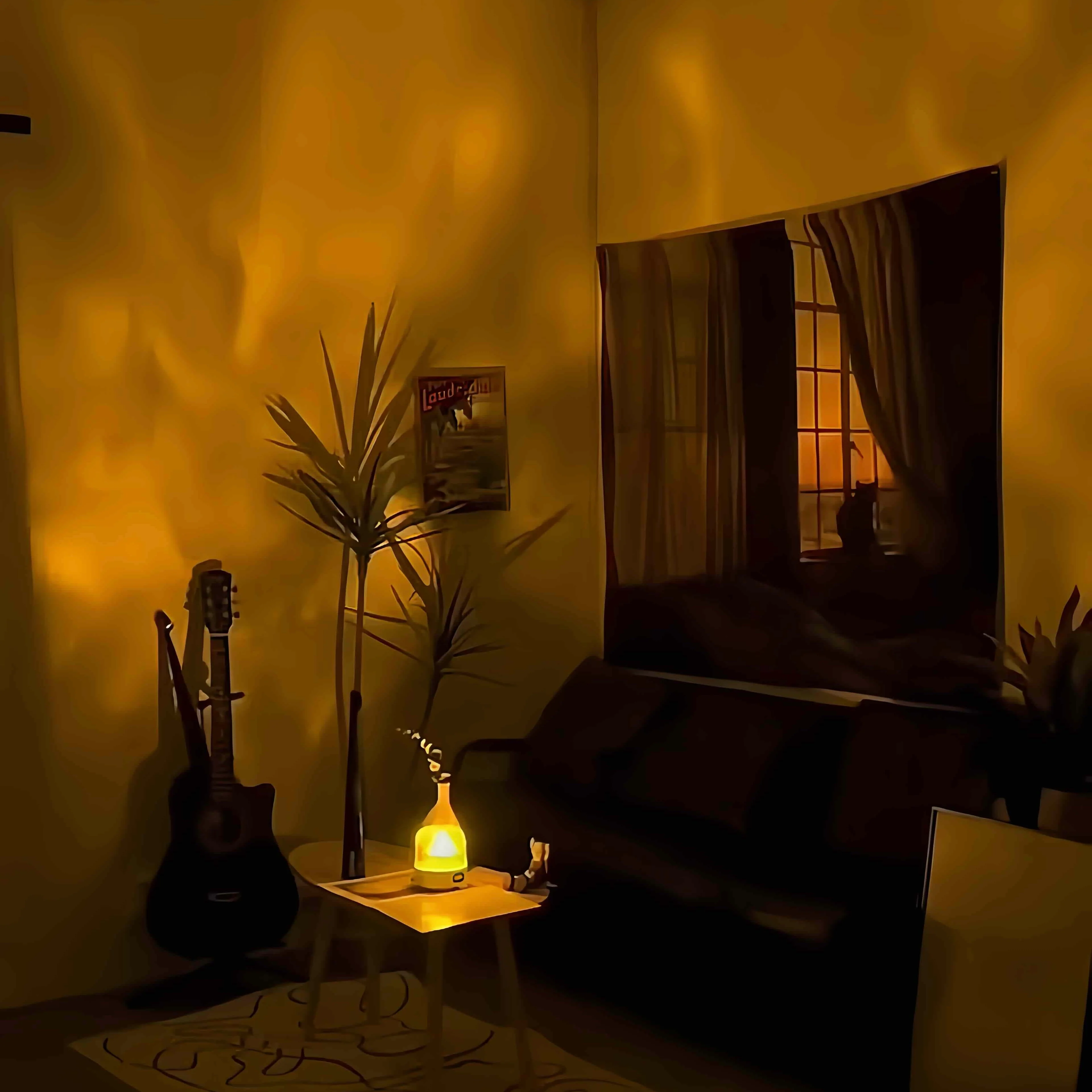 Light Theatre: Ambient Light With Stereo Speaker, Ripple Sunset Aurora Projector All-in-1 by INSPECIAL HOME - Image 9
