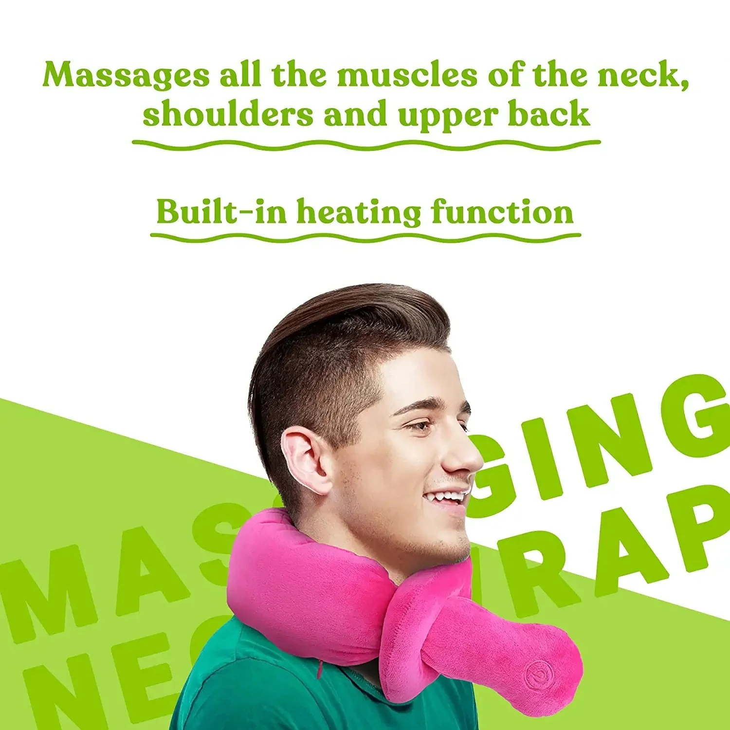 Portable Neck & Shoulder Adjustable Massaging Wrap - Image 12