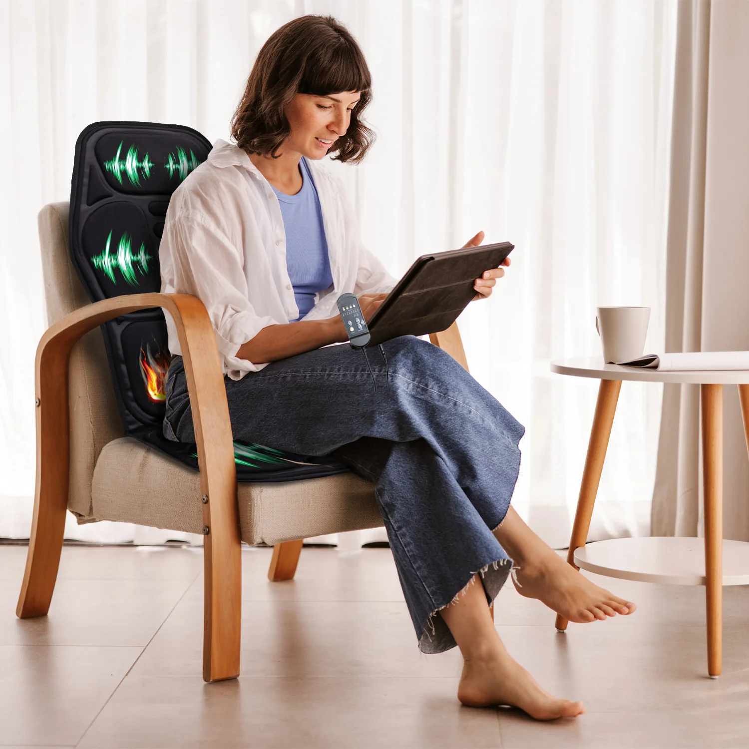 Chair Cushion With Heat and Vibration - Image 6