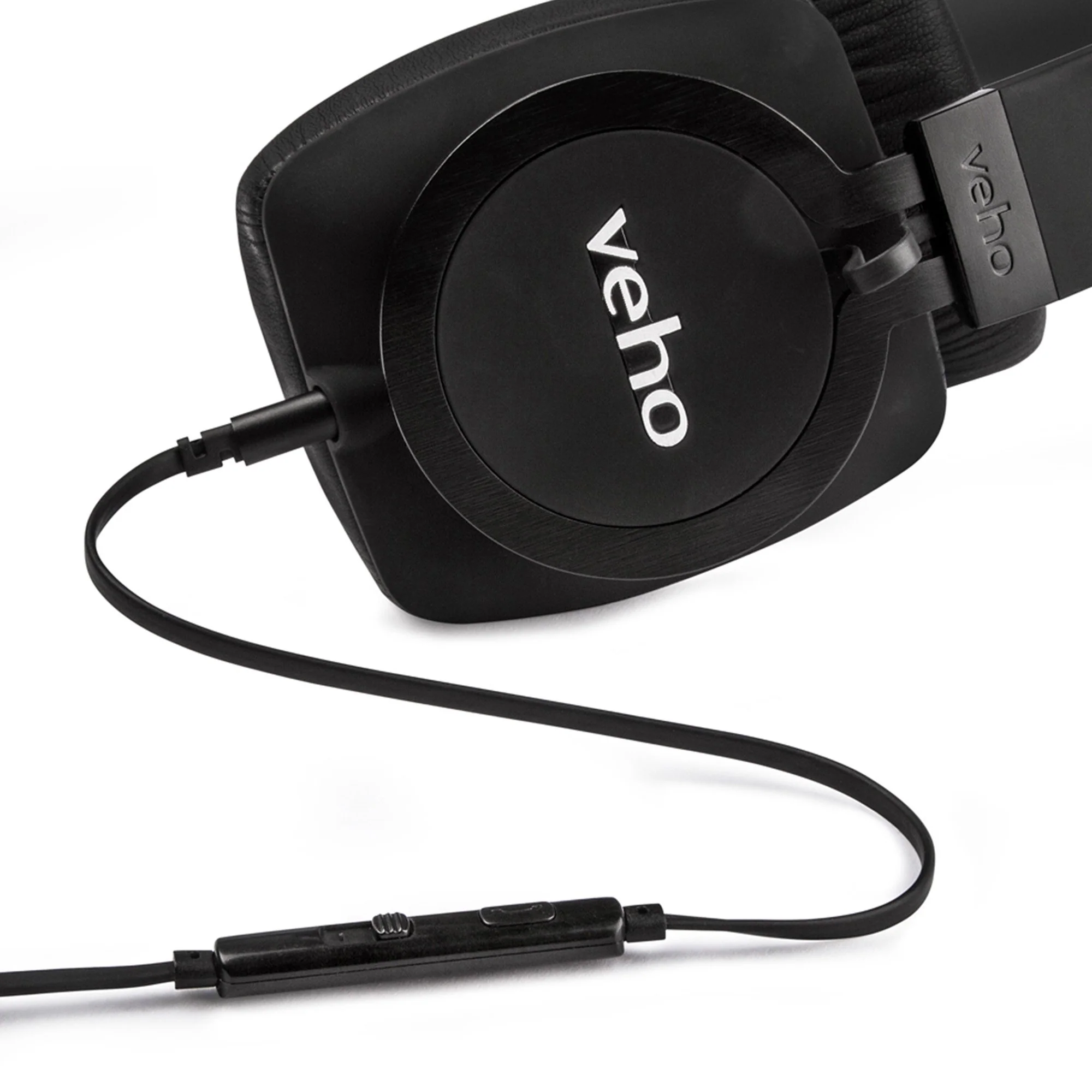 Veho Z-10 On-Ear Wired Premium Headphones Black Edition - Image 3